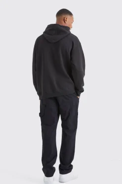 Fixed Waist Carpenter Trousers | BoohooMAN UK
