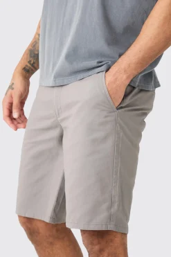 Fixed Waist Grey Relaxed Fit Short Shorts | BoohooMAN UK