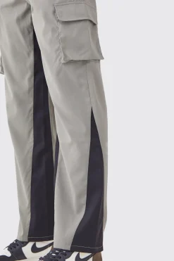 Fixed Waist Gusset Relaxed Trouser | BoohooMAN UK