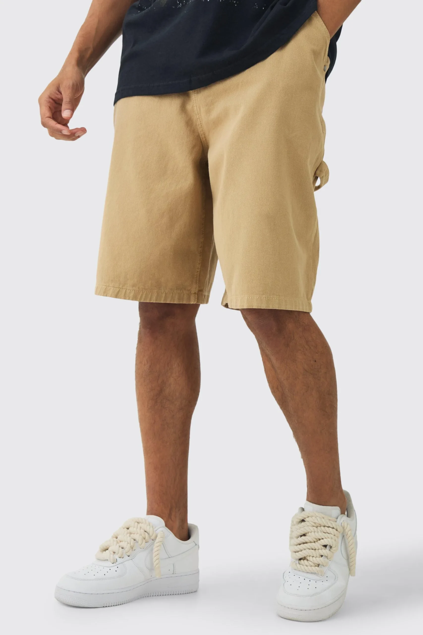 Fixed Waist Parachute Shorts | BoohooMAN UK