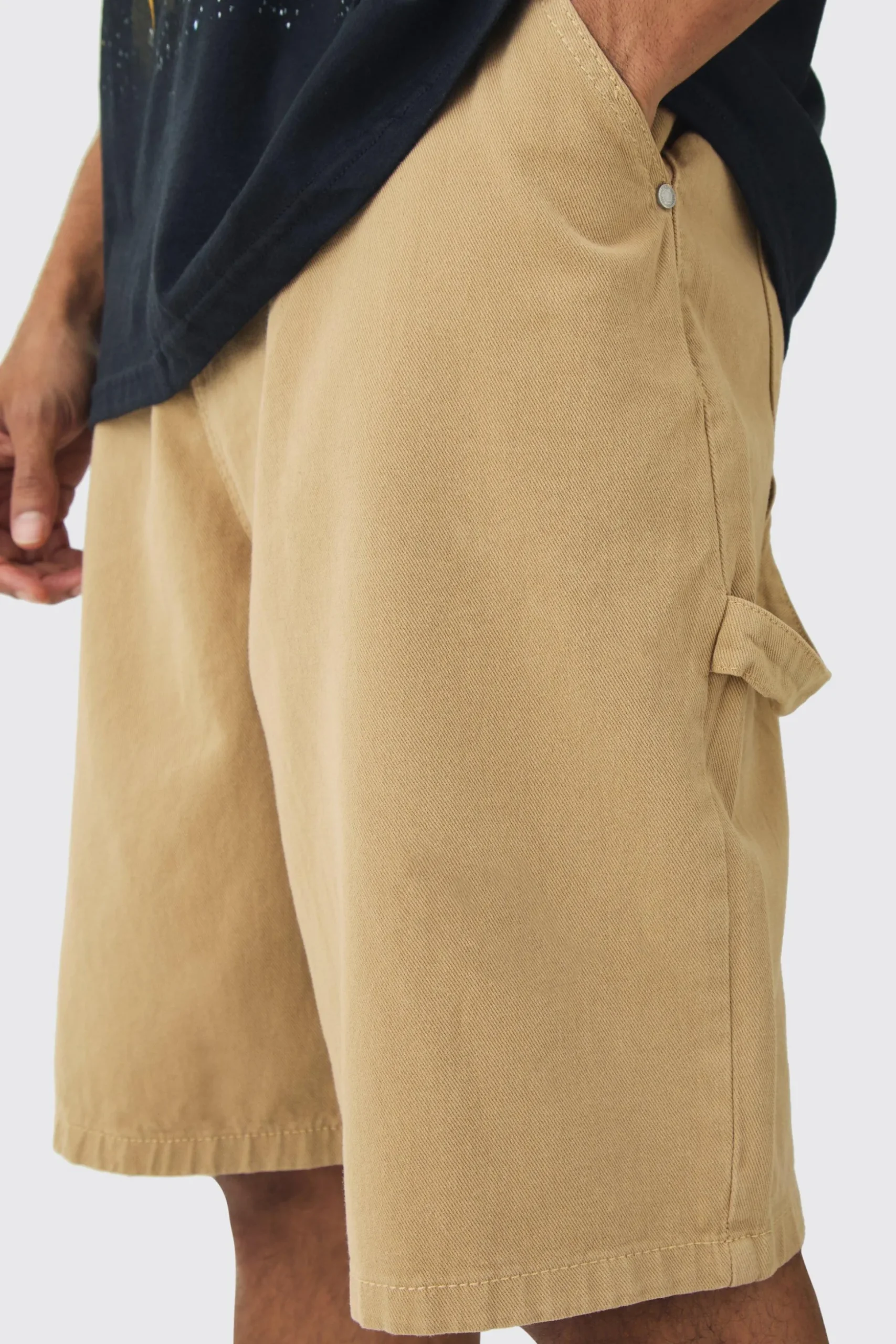 Fixed Waist Parachute Shorts | BoohooMAN UK