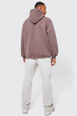 Fixed Waist Relaxed Applique Print Trouser | BoohooMAN UK