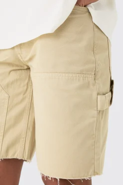 Fixed Waist Relaxed Carpenter Shorts | BoohooMAN UK
