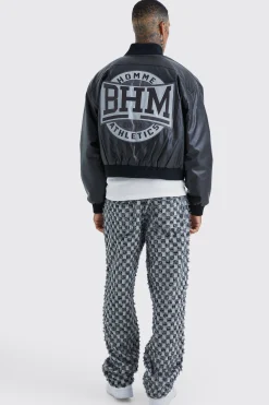Fixed Waist Relaxed Checked Tapestry Trouser | BoohooMAN UK