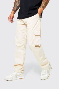 Fixed Waist Relaxed Fit Cargo Trouser | BoohooMAN UK
