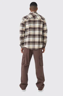 Fixed Waist Relaxed Fit Cargo Trouser | BoohooMAN UK