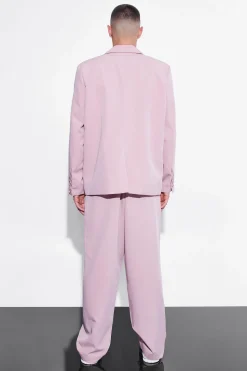 Fixed Waist Relaxed Leg Trousers | BoohooMAN UK