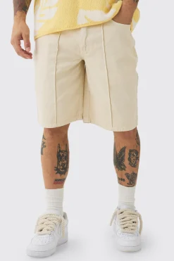 Fixed Waist Relaxed Pintuck Shorts | BoohooMAN UK