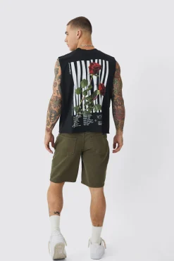Fixed Waist Relaxed Pintuck Shorts | BoohooMAN UK
