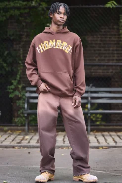 Fixed Waist Relaxed Raw Hem Washed Trouser | BoohooMAN UK