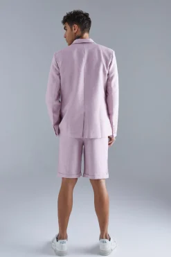 Fixed Waist Relaxed Suit Shorts | BoohooMAN UK