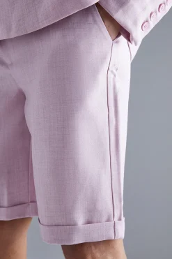 Fixed Waist Relaxed Suit Shorts | BoohooMAN UK