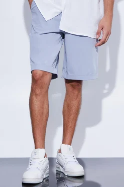 Fixed Waist Relaxed Suit Shorts | BoohooMAN UK