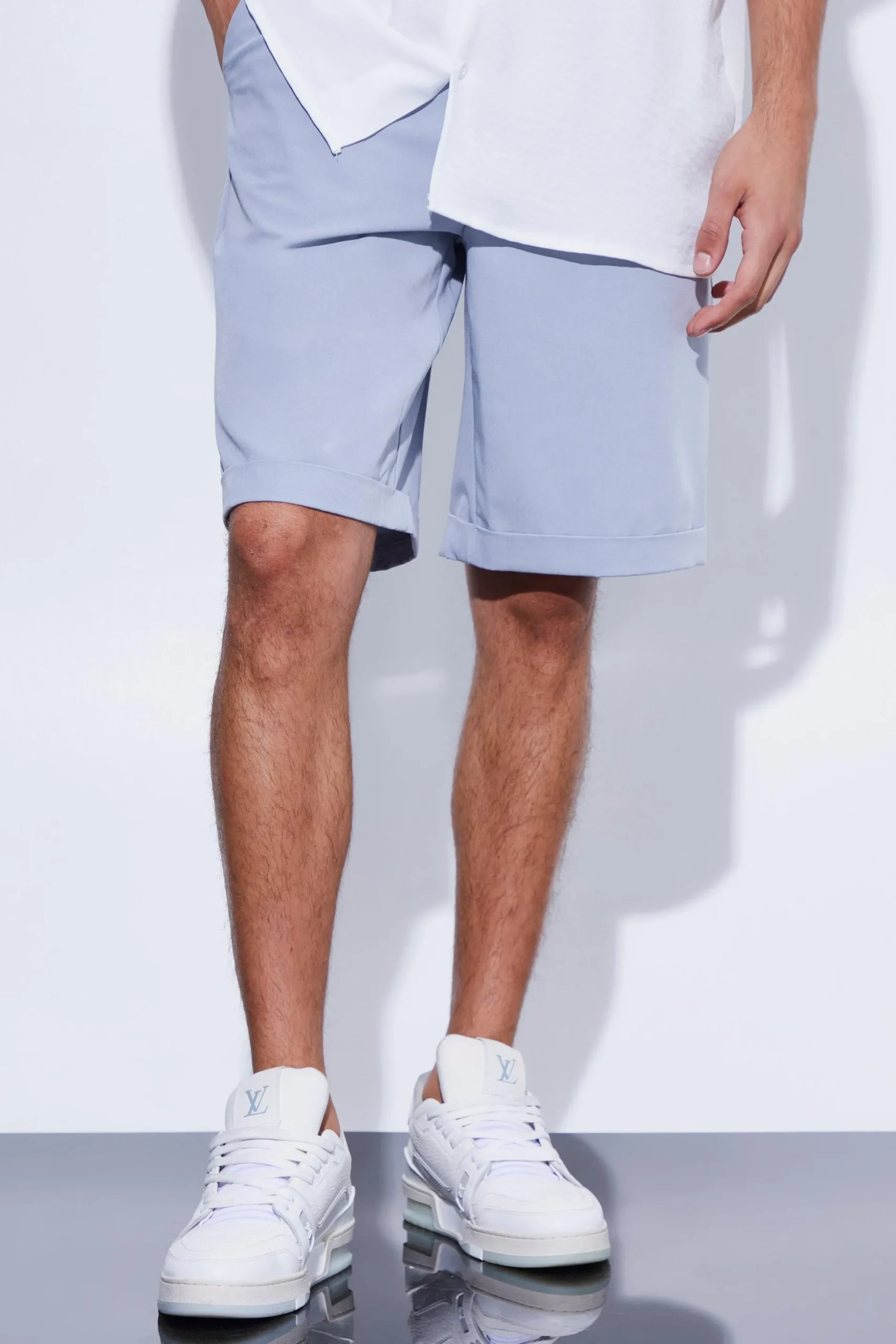 Fixed Waist Relaxed Suit Shorts | BoohooMAN UK