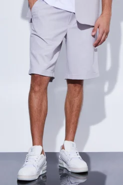 Fixed Waist Relaxed Suit Shorts | BoohooMAN UK