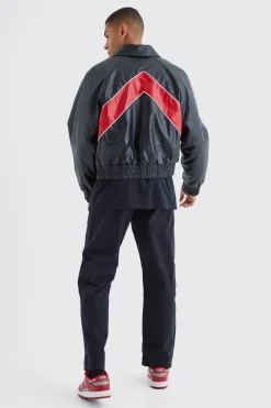 Fixed Waist Relaxed Washed Carpenter Cargo | BoohooMAN UK