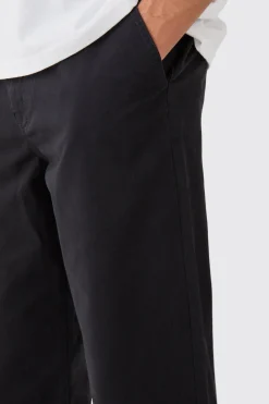 Fixed Waist Skate Cropped Chino Trouser | BoohooMAN UK