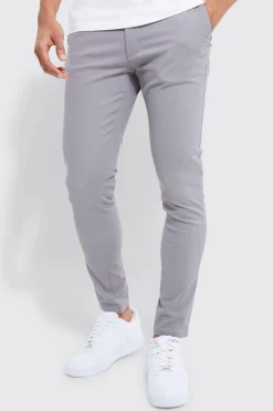 Fixed Waist Skinny Chino Trouser | BoohooMAN UK