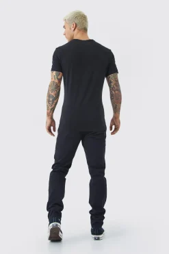 Fixed Waist Skinny Chino Trouser | BoohooMAN UK