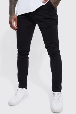 Fixed Waist Skinny Fit Chino Trousers | BoohooMAN UK