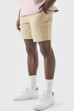Fixed Waist Skinny Fit Chino Shorts | BoohooMAN UK