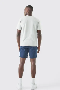 Fixed Waist Skinny Fit Chino Shorts | BoohooMAN UK