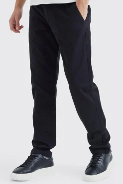 Fixed Waist Slim Chino Trouser | BoohooMAN UK
