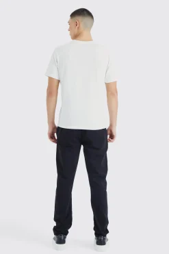 Fixed Waist Slim Chino Trouser | BoohooMAN UK