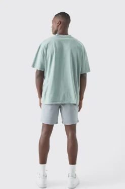 Fixed Waist Slim Fit Chino Shorts | BoohooMAN UK