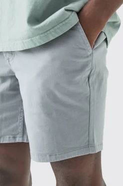 Fixed Waist Slim Fit Chino Shorts | BoohooMAN UK