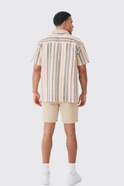 Fixed Waist Slim Fit Chino Shorts | BoohooMAN UK