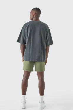 Fixed Waist Slim Fit Chino Shorts | BoohooMAN UK