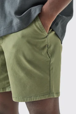 Fixed Waist Slim Fit Chino Shorts | BoohooMAN UK