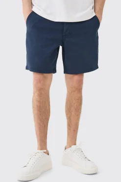 Fixed Waist Slim Fit Chino Shorts | BoohooMAN UK