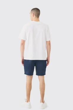 Fixed Waist Slim Fit Chino Shorts | BoohooMAN UK