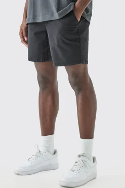 Fixed Waist Slim Fit Chino Shorts | BoohooMAN UK