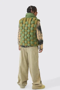 Fixed Waist Washed Baggy Extreme Cargo Trouser | BoohooMAN UK