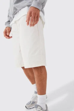 Fixed Waist Washed Longer Length Shorts | BoohooMAN UK