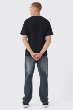 Graffiti Printed T-Shirt | BoohooMAN UK