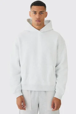 330GSM Basic Oversized Boxy Hoodie | BoohooMAN UK