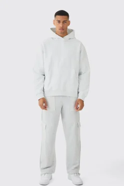 330GSM Basic Oversized Over The Head Hoodie | BoohooMAN UK