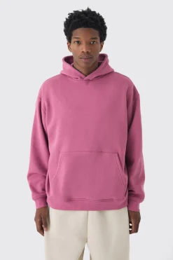 330GSM Basic Oversized Over The Head Hoodie | BoohooMAN UK