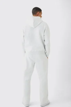 330GSM Basic Zip Through Hoodie | BoohooMAN UK
