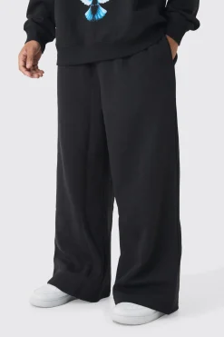 330GSM Extreme Wide Leg Basic Jogger | BoohooMAN UK