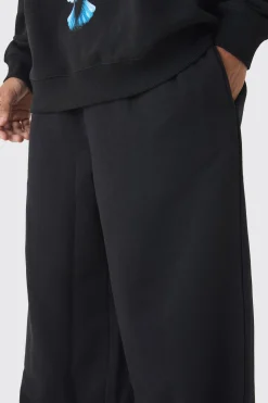 330GSM Extreme Wide Leg Basic Jogger | BoohooMAN UK