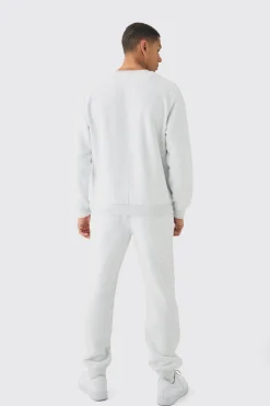 330GSM Man Signature Regular Fit Joggers | BoohooMAN UK
