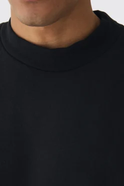 330GSM Oversized Boxy Extended Neck Limited High Build Print Sweatshirt | BoohooMAN UK