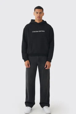 330GSM Oversized Boxy Limited Edition Hoodie | BoohooMAN UK