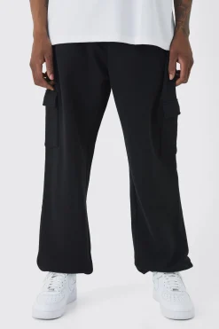330GSM Oversized Fit Basic Cargo Jogger | BoohooMAN UK