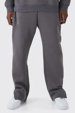 330GSM Relaxed Fit Embroidered Text Peached Jogger | BoohooMAN UK